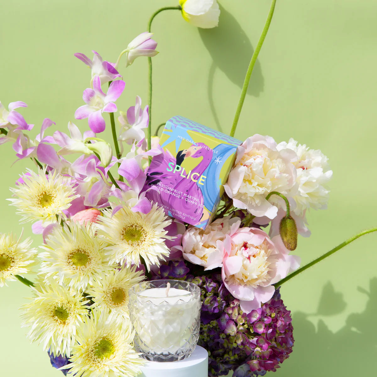 MINI CANDLE - SPLICE - PASSIONFRUIT MARTINI, SLICED ORANGE + GUAVA ICE