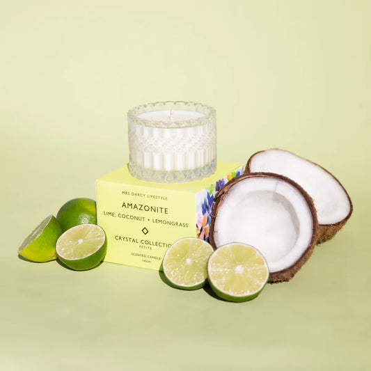 CANDLE AMAZONITE - LIME, COCONUT + LEMONGRASS