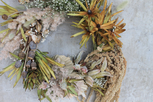 Leucadendron Wreath