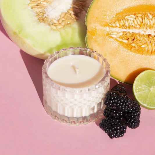 CANDLE  SUNSTONE - MELON, LIME + BLACKBERRY